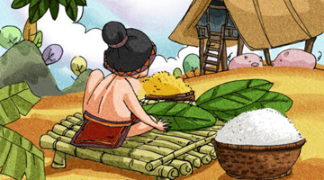 Trong vai Lang Liêu em hãy kể lại câu chuyện Bánh chưng, bánh giầy”