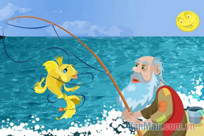 Đóng vai Cá Vàng trong truyện cổ tích Ông lão đánh cá và con cá vàng kể lại câu chuyện đó