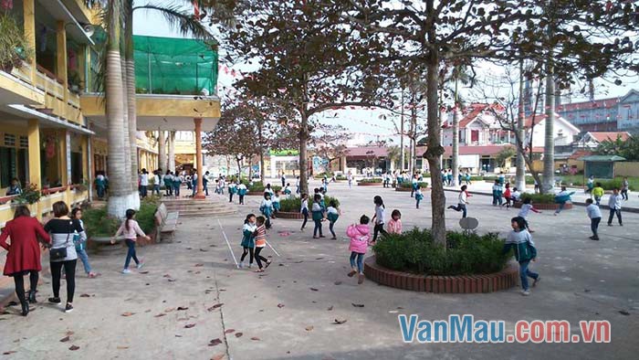 Hàng ngày đến trường, em thấy nơi đây thân thuộc quá