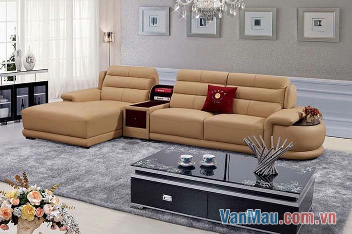 Bộ bàn ghế salông sáng bóng kiêu sa