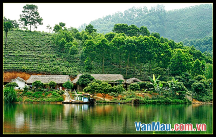 làng quê vùng trung du