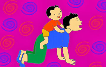 Em hãy kể về tình cảm của bố em đối với em