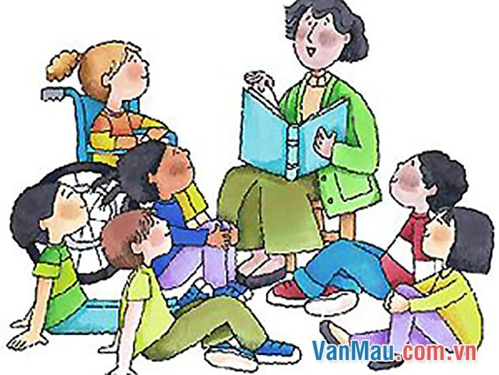Em quý nhất là cô Thu, hàng xóm gần nhà em