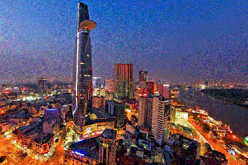 Nói về cảnh sầm uất ở Thành phố Hồ Chí Minh