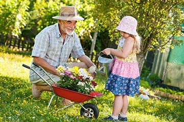 Em hãy kể về tình cảm của em đối với ông em