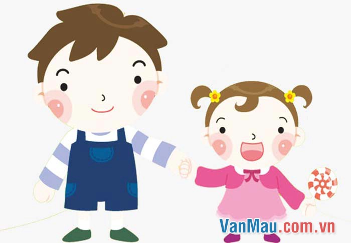 Em hãy kể về tình cảm của em gái em đối với em