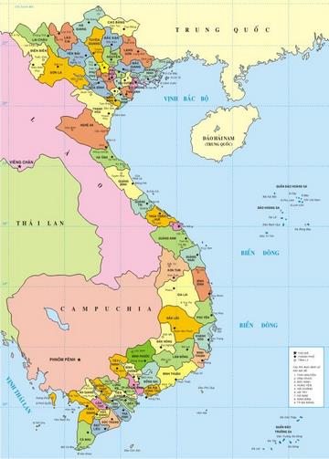 Tả bản đồ Việt Nam