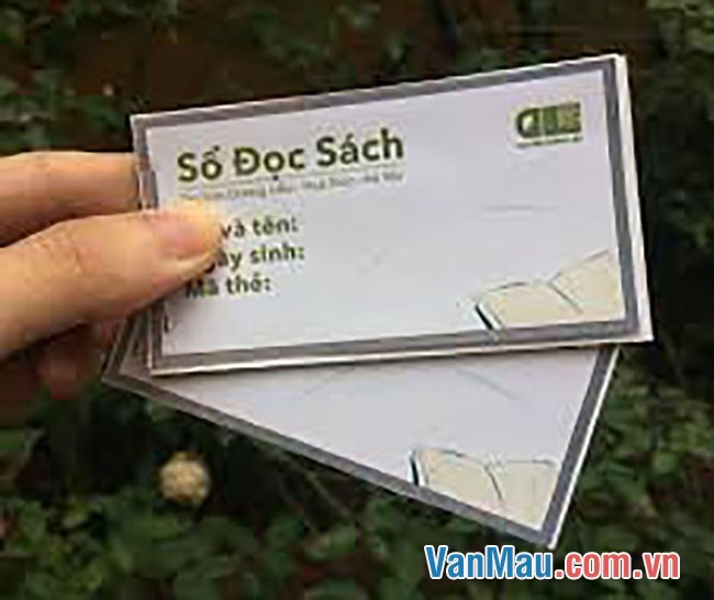 Điền các nội dung vào chỗ trống để xin cấp thẻ đọc sách