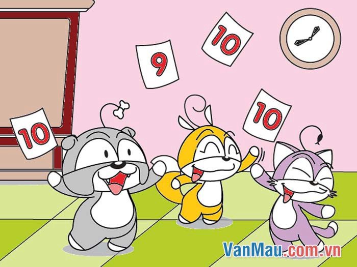 phong trào Thi đua hoa điểm 9, 10 để chào mừng ngày Hiến chương các nhà giáo 20 - 11