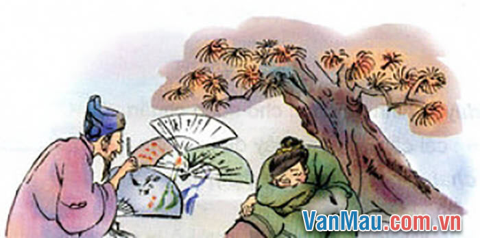 Nghe và kể lại câu chuyện “Người bán quạt may mắn”
